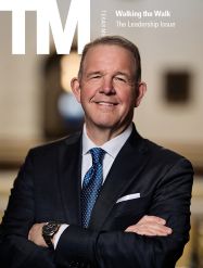 This issue discusses leadership.'