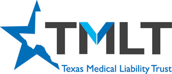 Texas Medical Liability Trust (TMLT) logo with blue star and bold lettering.